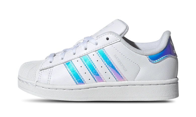 adidas Superstar II White Iridescent Stripes (GS) Produktfoto