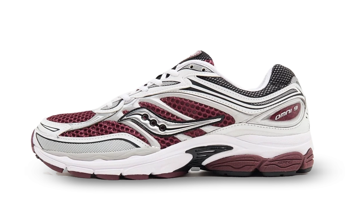 Saucony ProGrid Omni 9 Maroon White