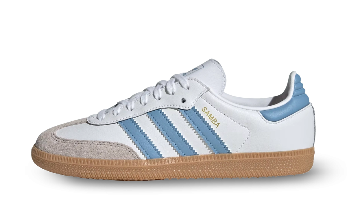 adidas Samba OG Wonder White Blue Ash (GS)