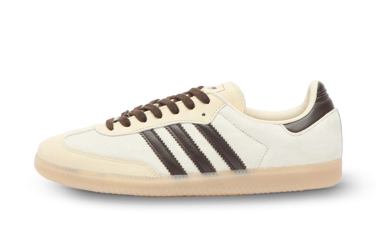adidas Samba OG Crew White Mystic Brown Pony