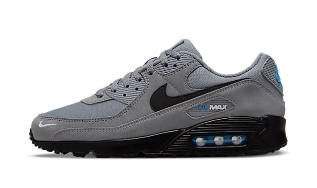 Photo du produit Nike Air Max 90 Smoke Grey Light Photo Blue Metallic Silver Black