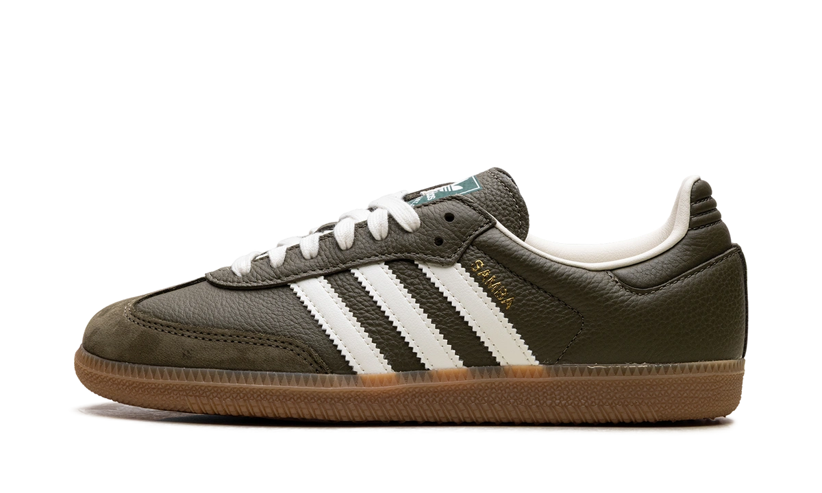 adidas Samba OG Medium Raw Khaki Gum Produktfoto