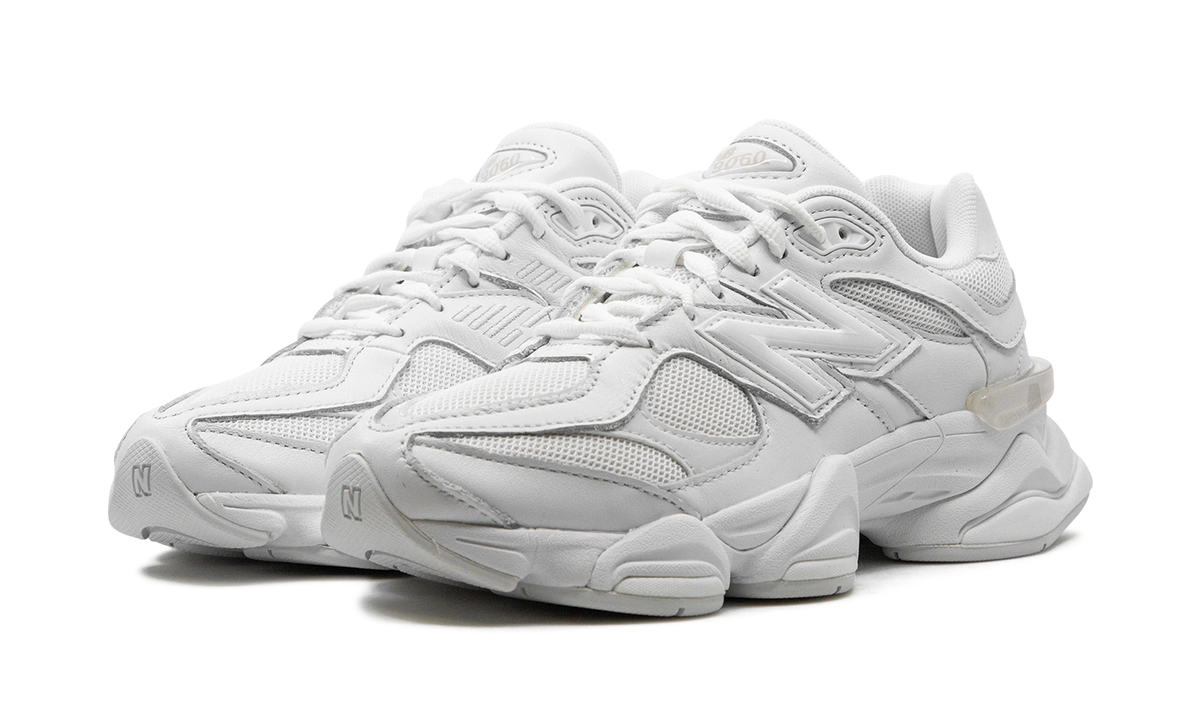 New Balance 9060 Triple White - Image 2