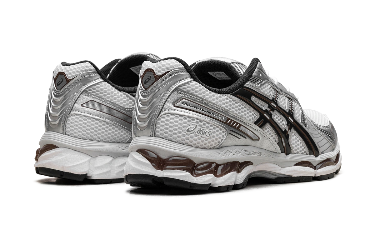 ASICS Gel-Kayano 12.1 White Graphite Grey Brown - Image 2