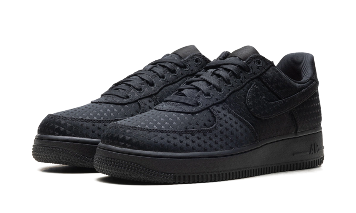 Nike Air Force 1 Low Valentine's Day Triple Black (2026) (W) - Image 1