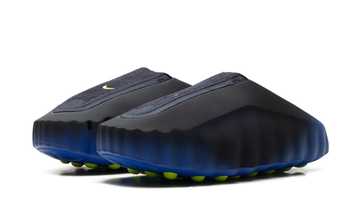 Nike Mind 001 Flyknit Slide Hyper Royal Black - Image 2