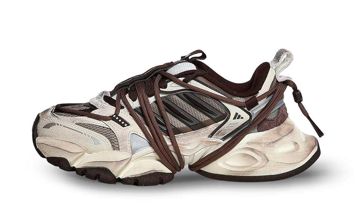adidas XLG Runner Deluxe 2.0 Off White Aurora Coffee Produktfoto
