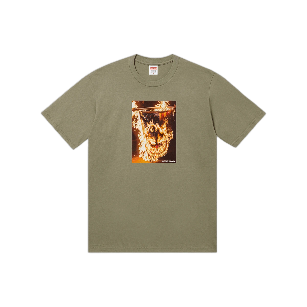Foto del prodotto Supreme x Spitfire Flag Tee Light Olive