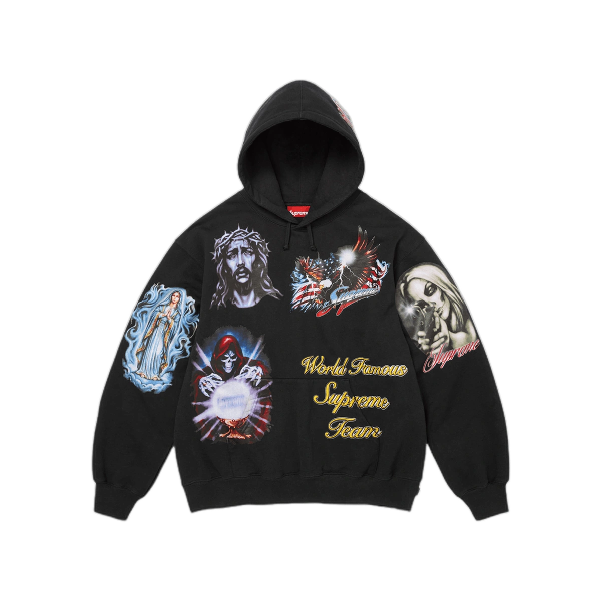 Foto del prodotto Supreme Stickers Hooded Sweatshirt Black