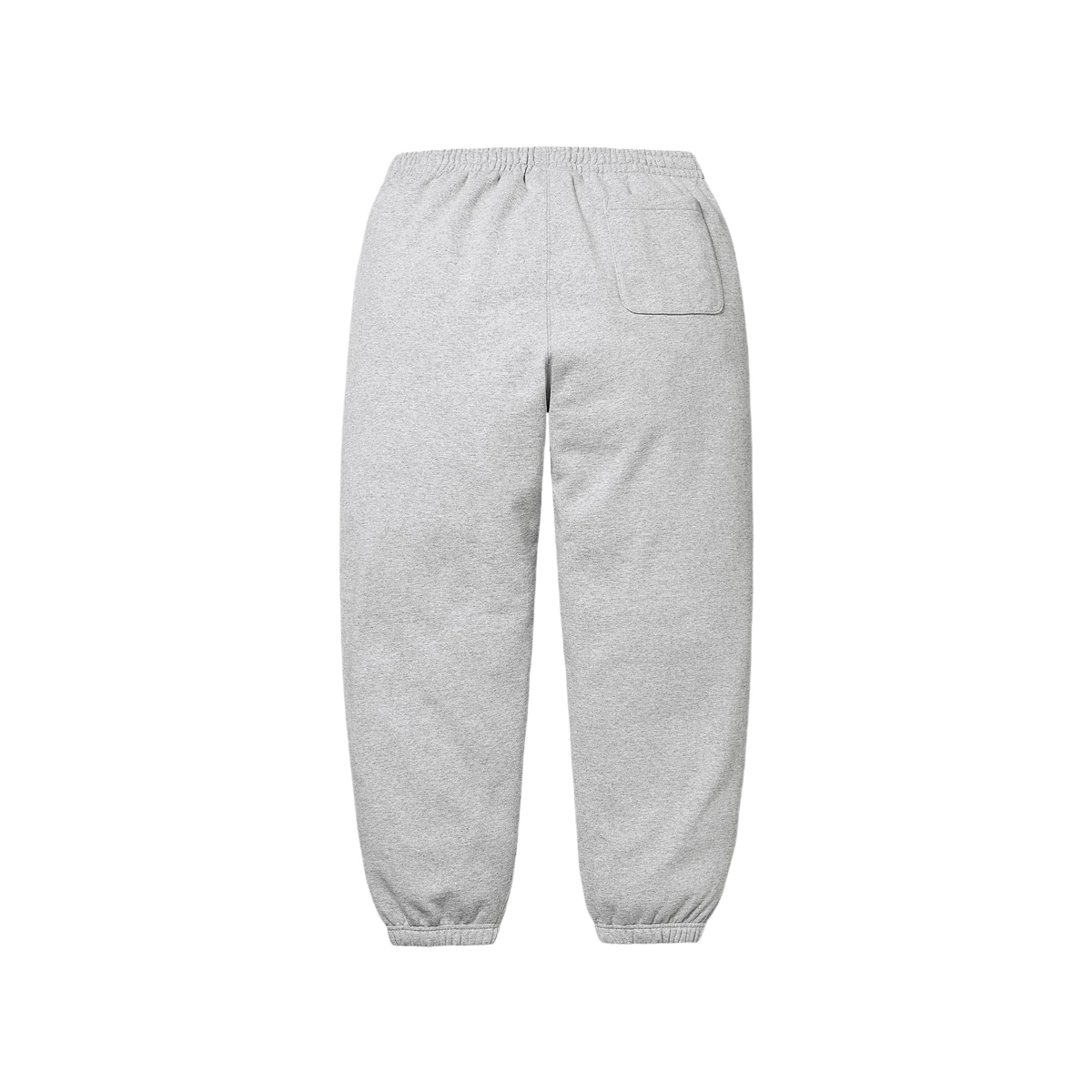 Supreme Satin Applique Sweatpant (SS26) Heather Grey - Image 1