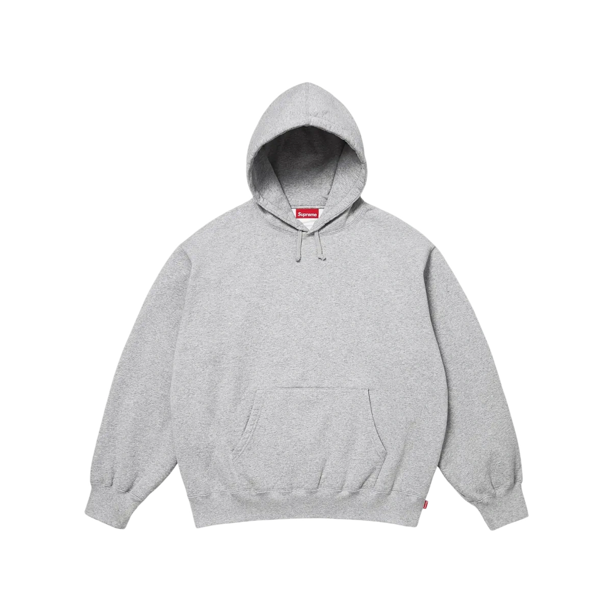 Foto del prodotto Supreme Satin Applique Hooded Sweatshirt Heather Grey (SS26)