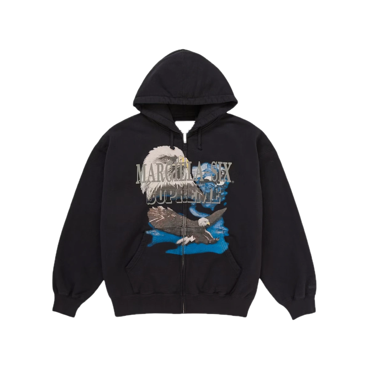 Foto del prodotto Supreme MM6 Maison Margiela Eagle Zip Up Hooded Sweatshirt Black