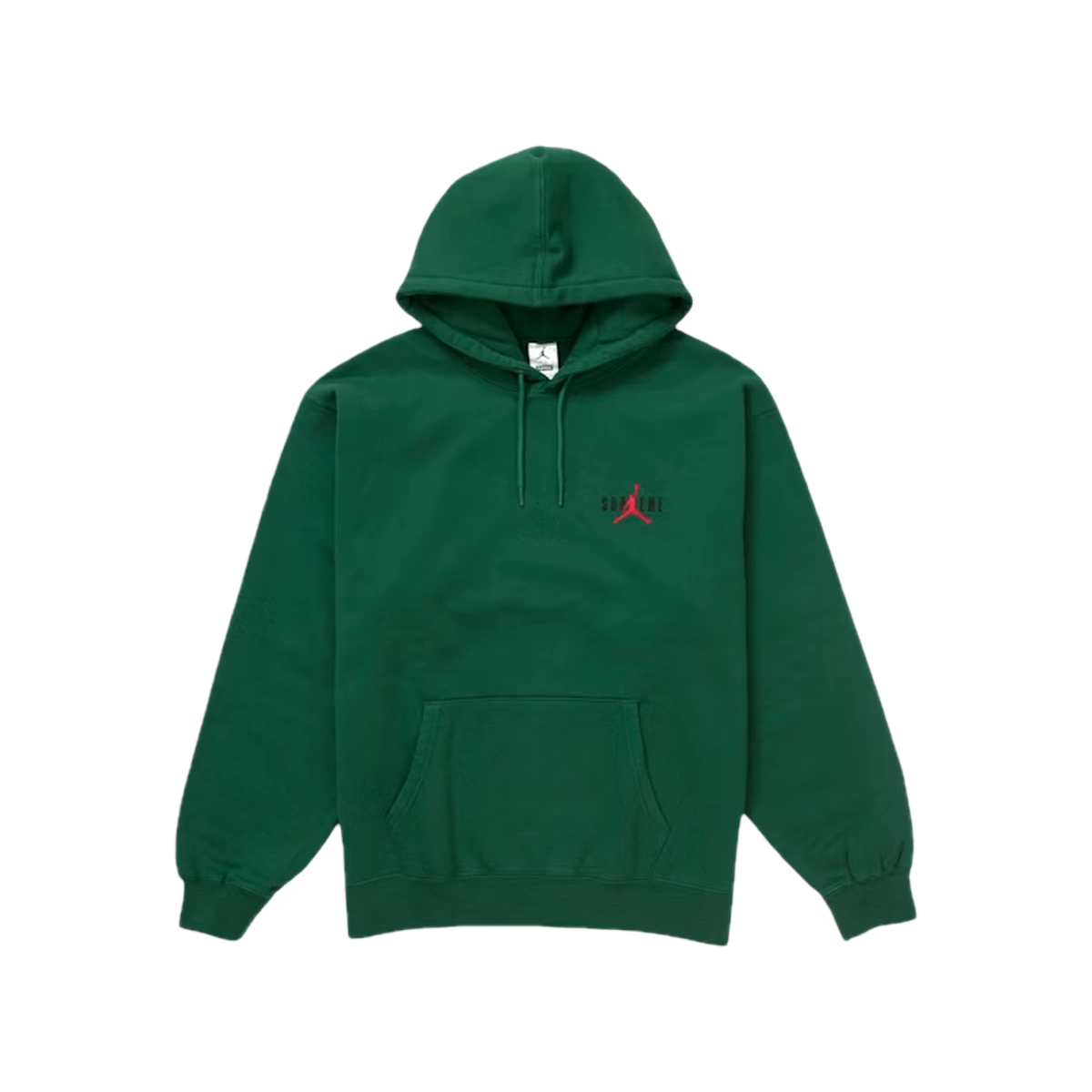 Supreme Jordan Hooded Sweatshirt Green (FW24) - Image 1