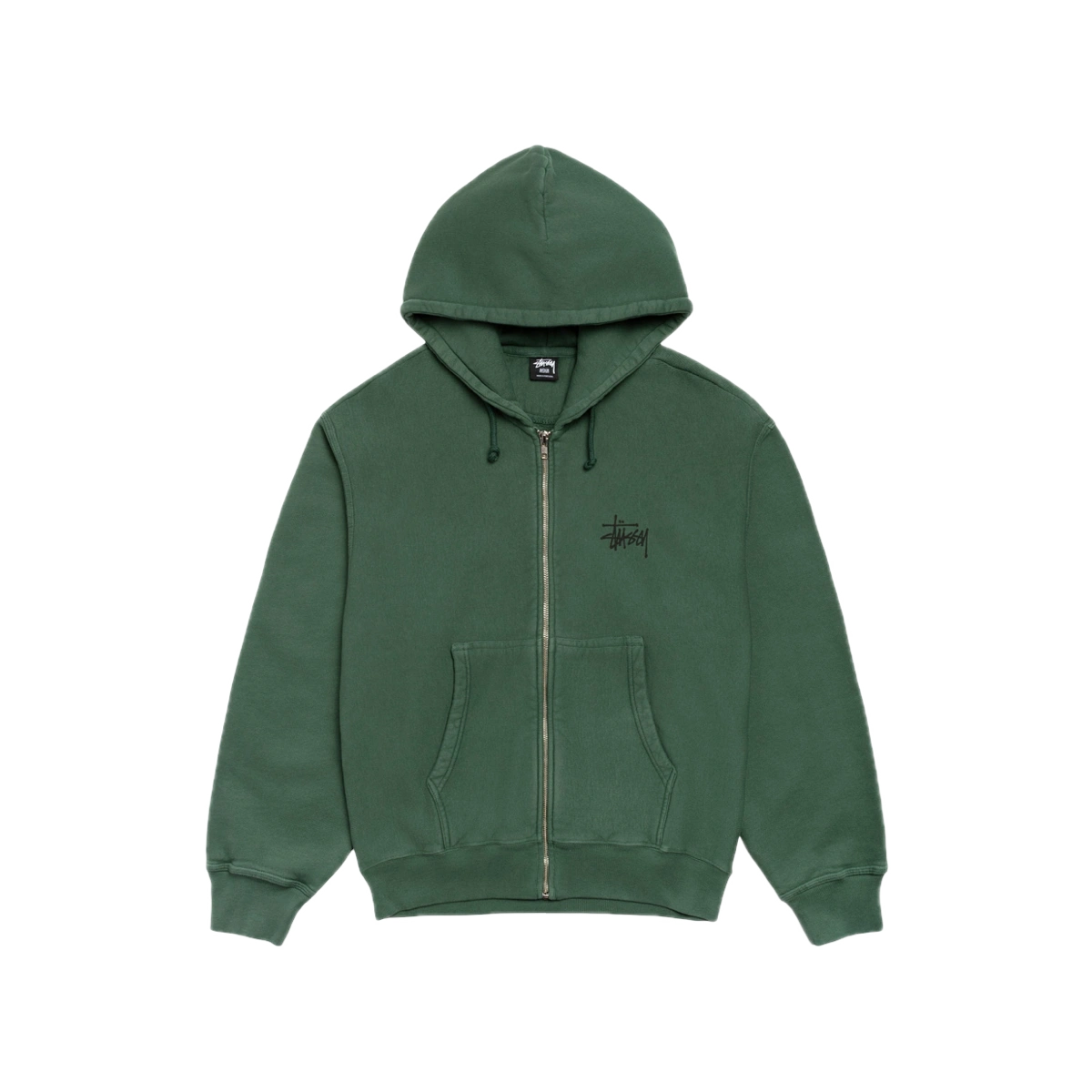 Foto del prodotto Stüssy Basic Zip Hoodie Pine Pigment Dyed