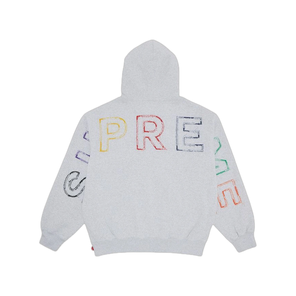 Foto del prodotto Supreme Frayed Hooded Sweatshirt Heather Grey