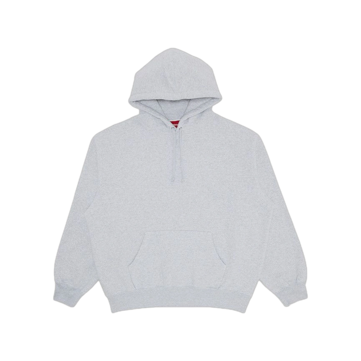Supreme Frayed Hooded Sweatshirt Heather Grey - Image 1