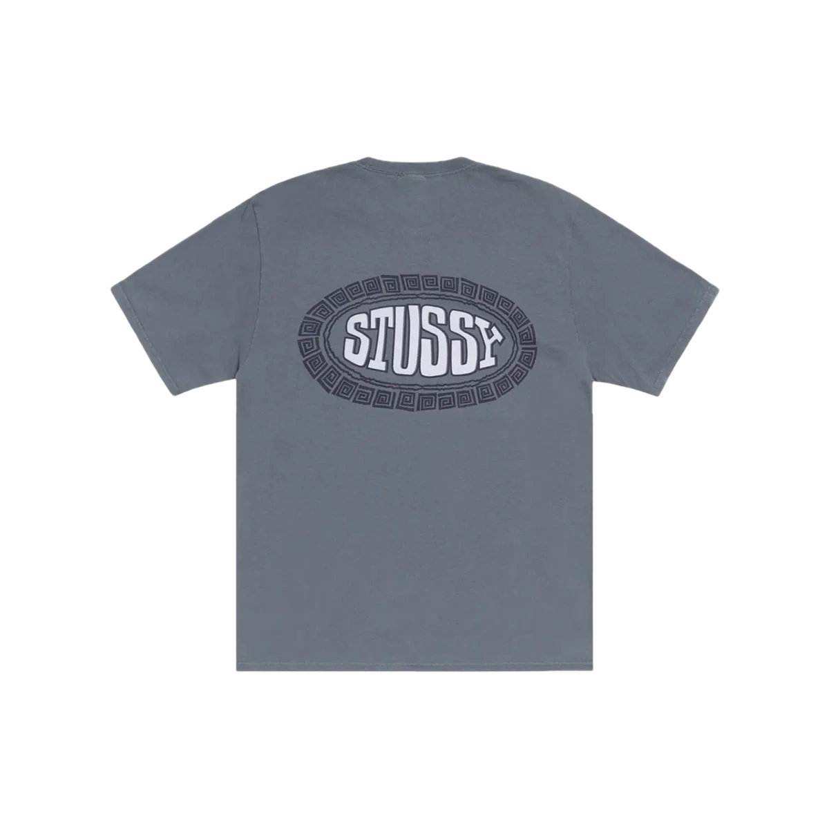 Stüssy Tile Oval Tee Pigment Dyed Navy - Image 1
