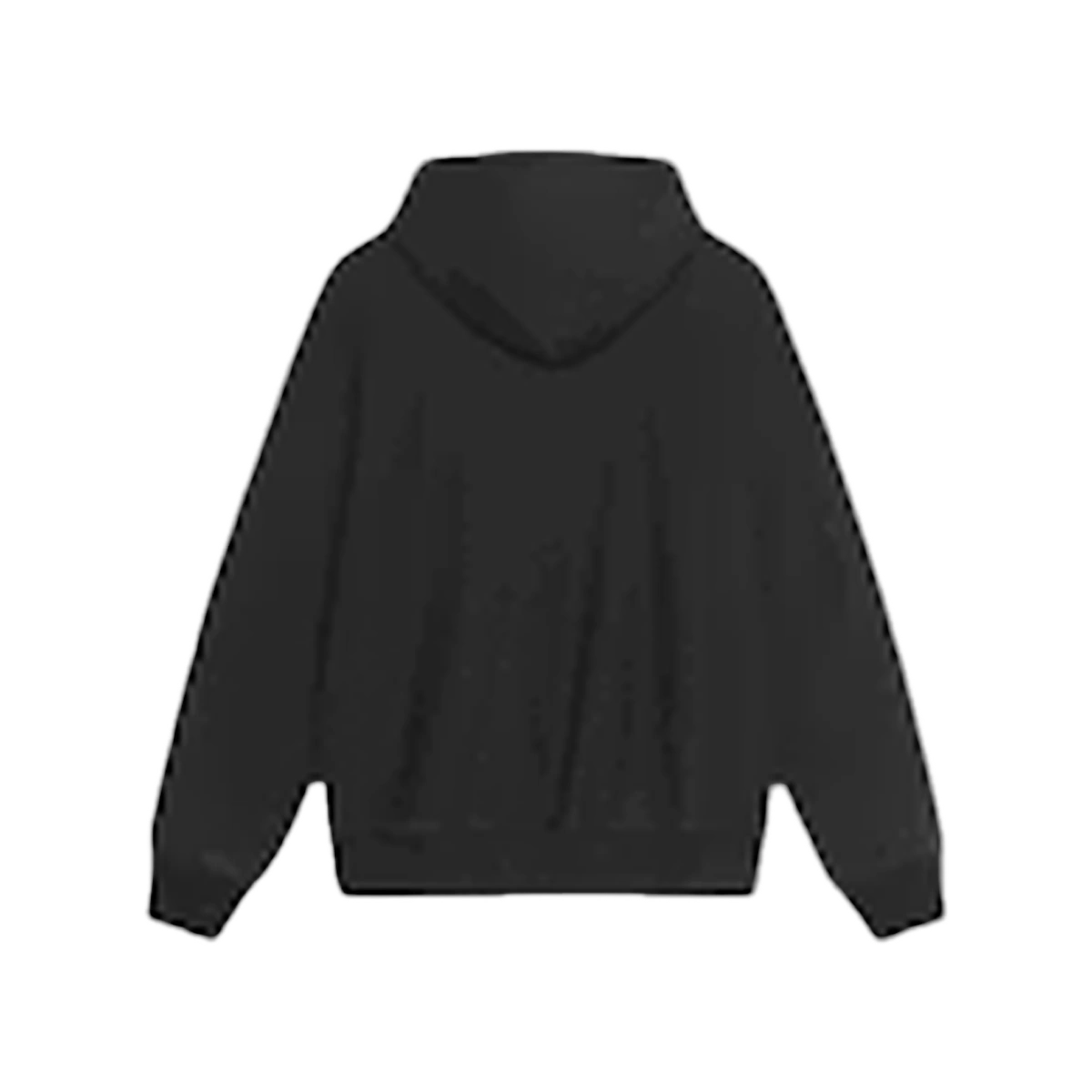 Stüssy Satin Patch Oversized Hoodie Washed Black - Image 1