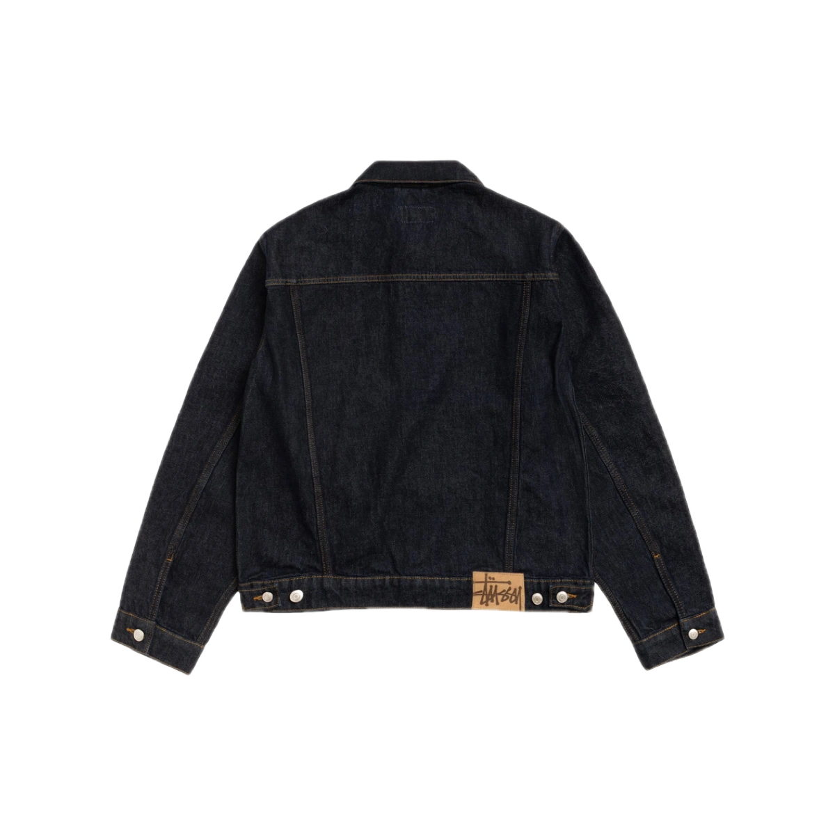 Stüssy Trucker Jacket Denim Rinsed Indigo - Image 1