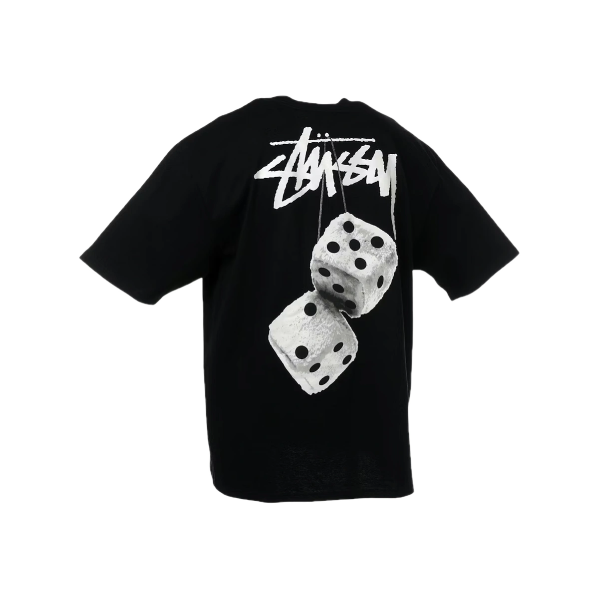 Stüssy Fuzzy Dice Tee Black - Image 2