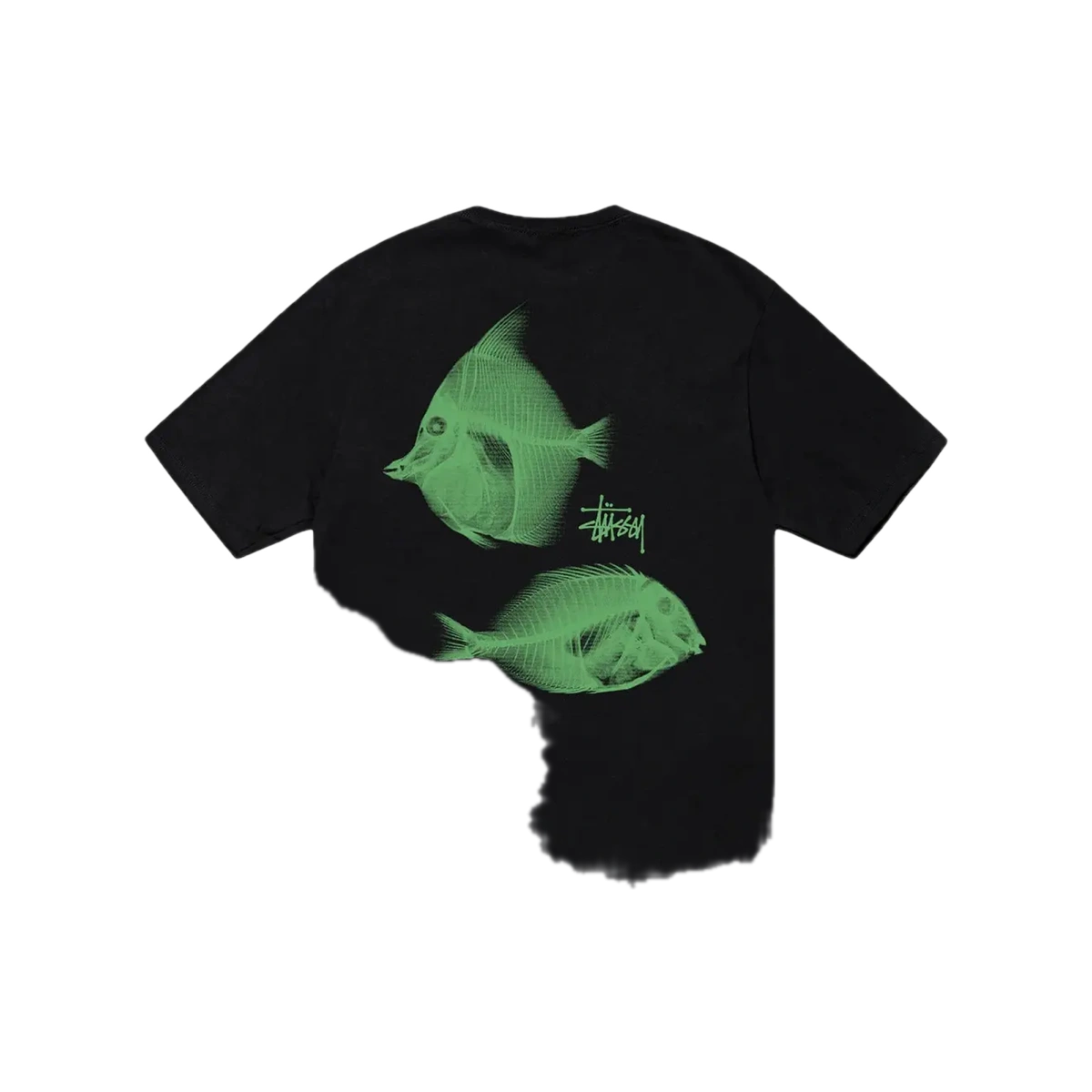 Stüssy X-Ray Fishin Tee Black - Image 1