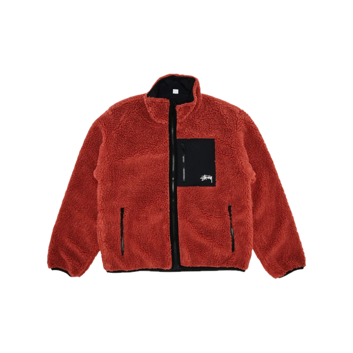 Foto del prodotto Stüssy Sherpa Reversible Jacket Terra Cotta