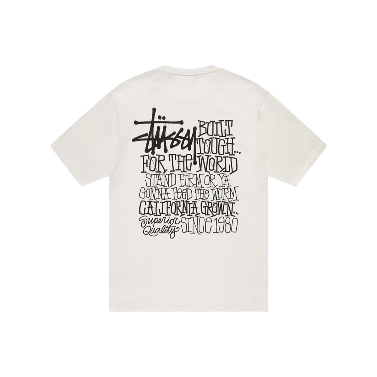 Stüssy California Grown Pigment Dyed Tee Natural - Image 1