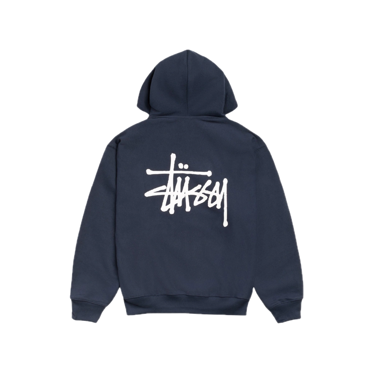 Stüssy Basic Hoodie Navy - Image 1