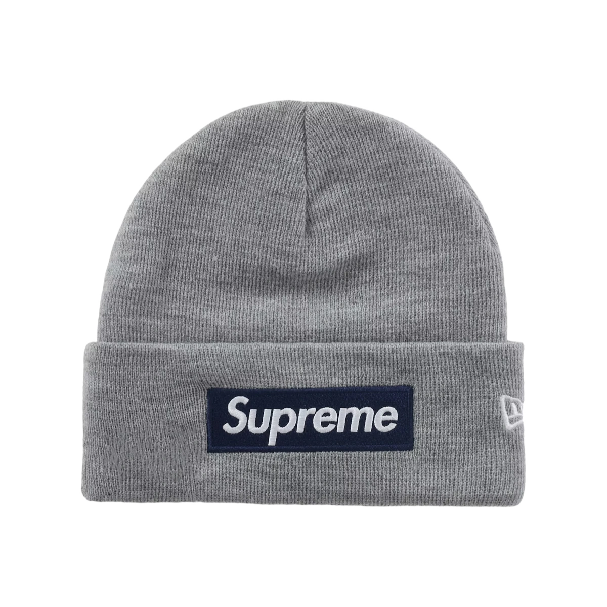 Foto del prodotto Supreme New Era Box Logo Beanie (FW25) Heather Grey