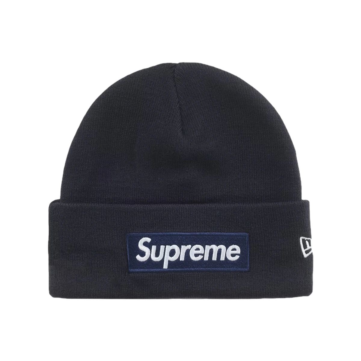 Foto del prodotto Supreme New Era Box Logo Beanie (FW25) Navy