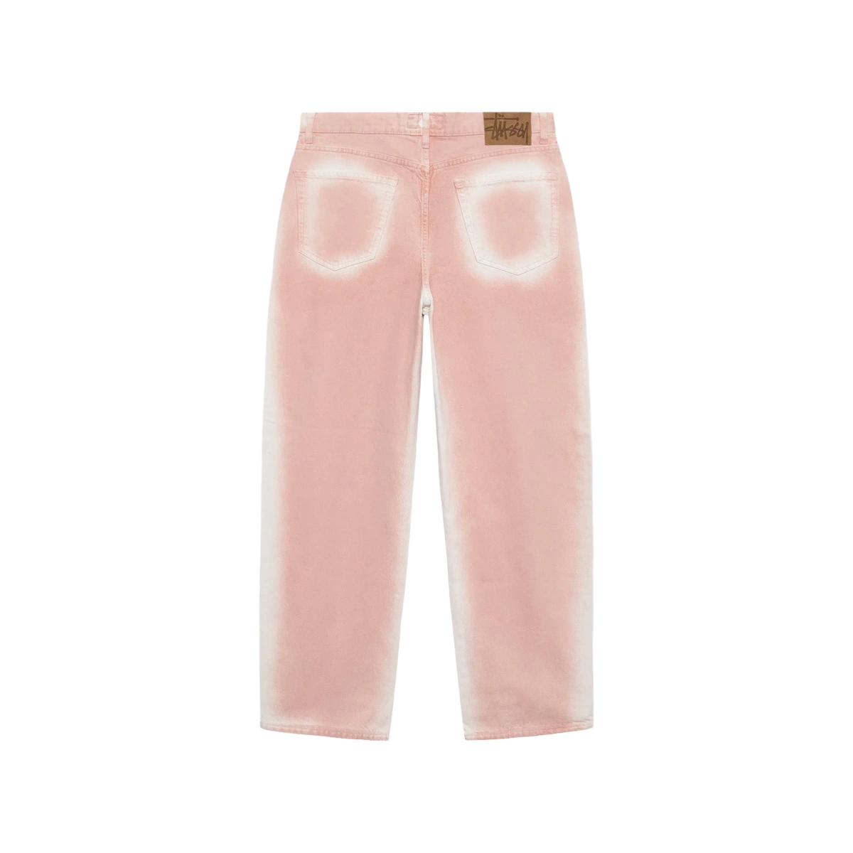 Stüssy Spray Dye Big Ol Jeans Faded Pink - Image 1