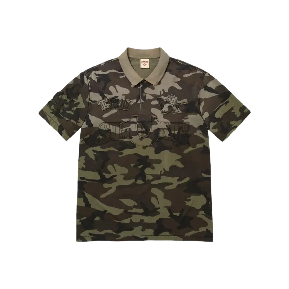 Foto del prodotto Supreme True Religion Applique Polo Olive Camo