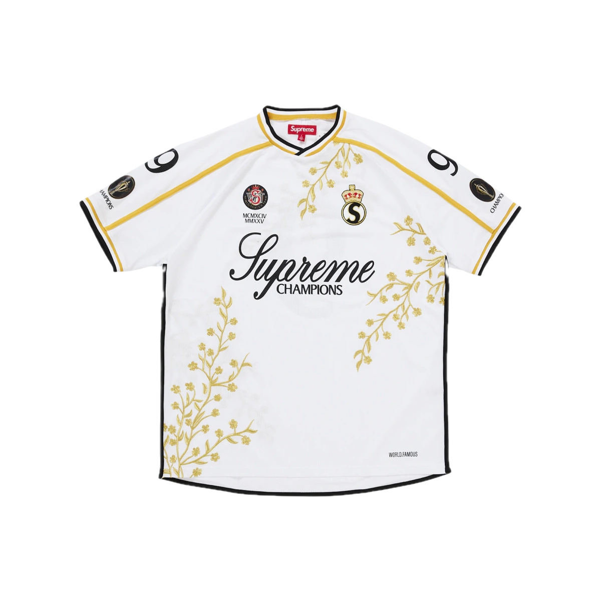 Foto del prodotto Supreme Floral Soccer Jersey White