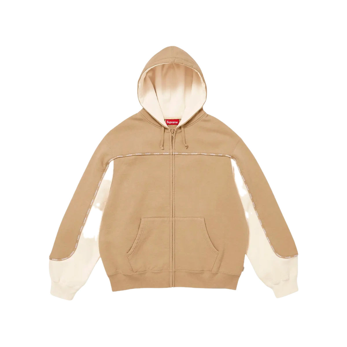 Foto del prodotto Supreme Piping Zip Up Hooded Sweatshirt Brown