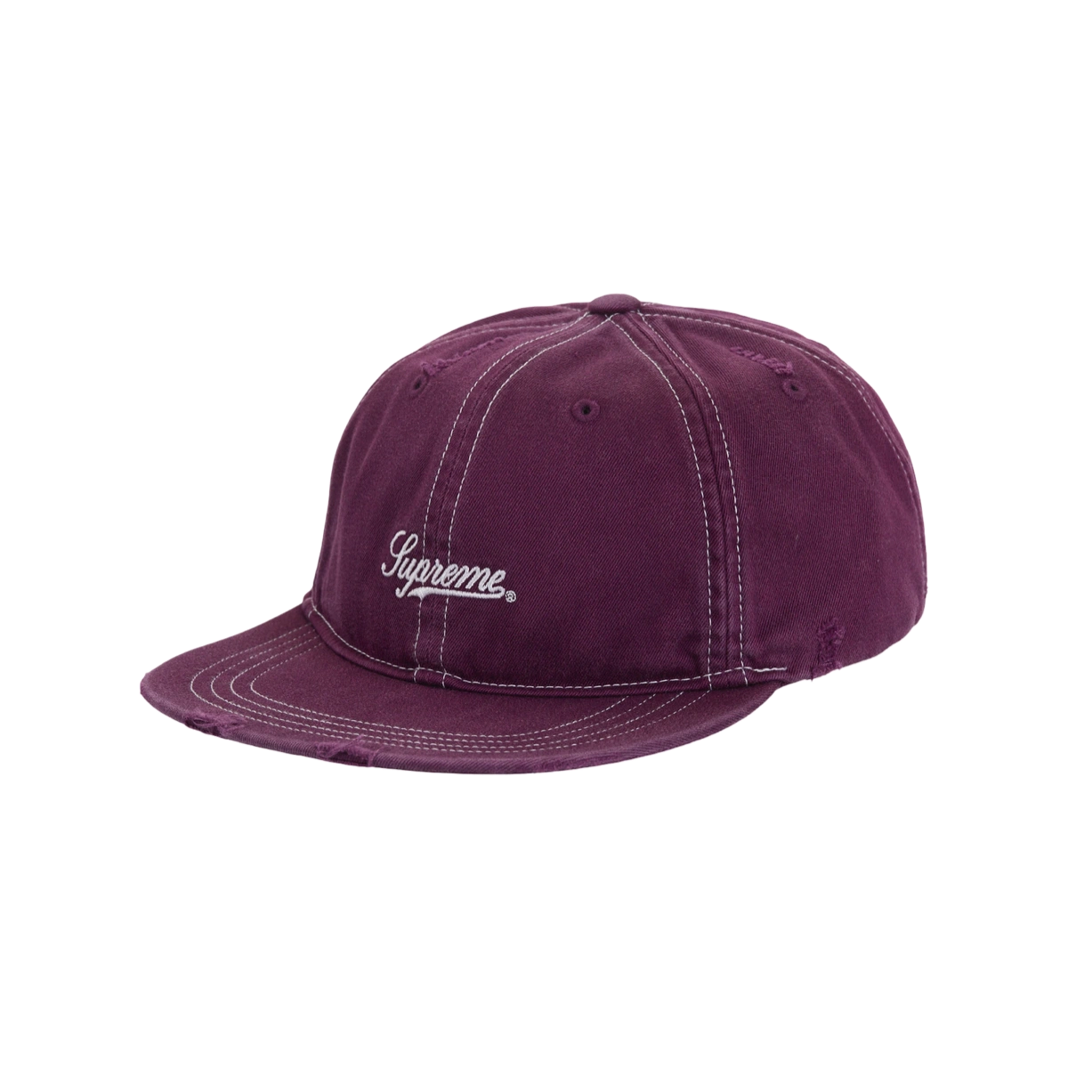 Foto del prodotto Supreme Distressed Script 6-Panel Dark Purple