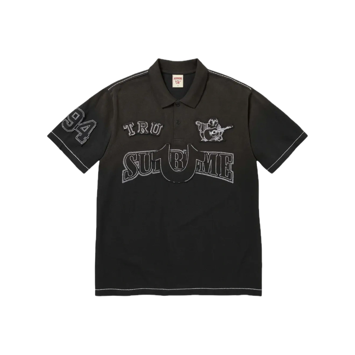Foto del prodotto Supreme True Religion Applique Polo Black