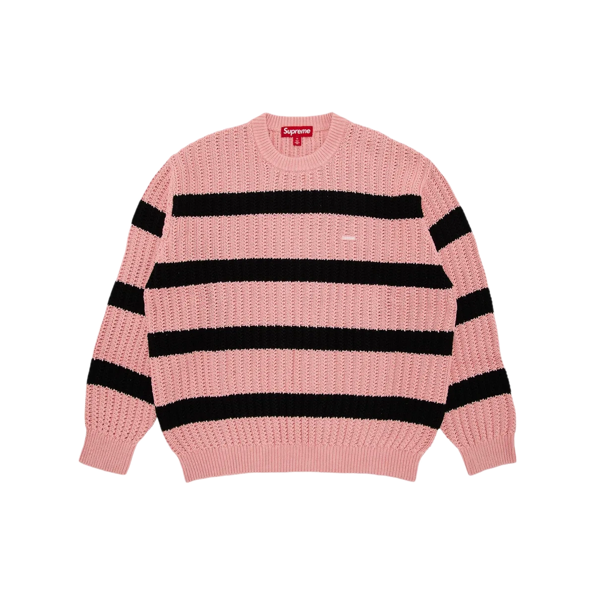 Foto del prodotto Supreme Loose Gauge Stripe Small Box Sweater Pink