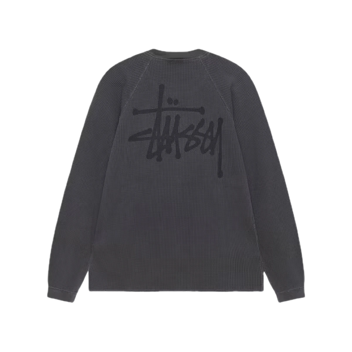 Foto del prodotto Stüssy Raglan Thermal L/S Crew Washed Black
