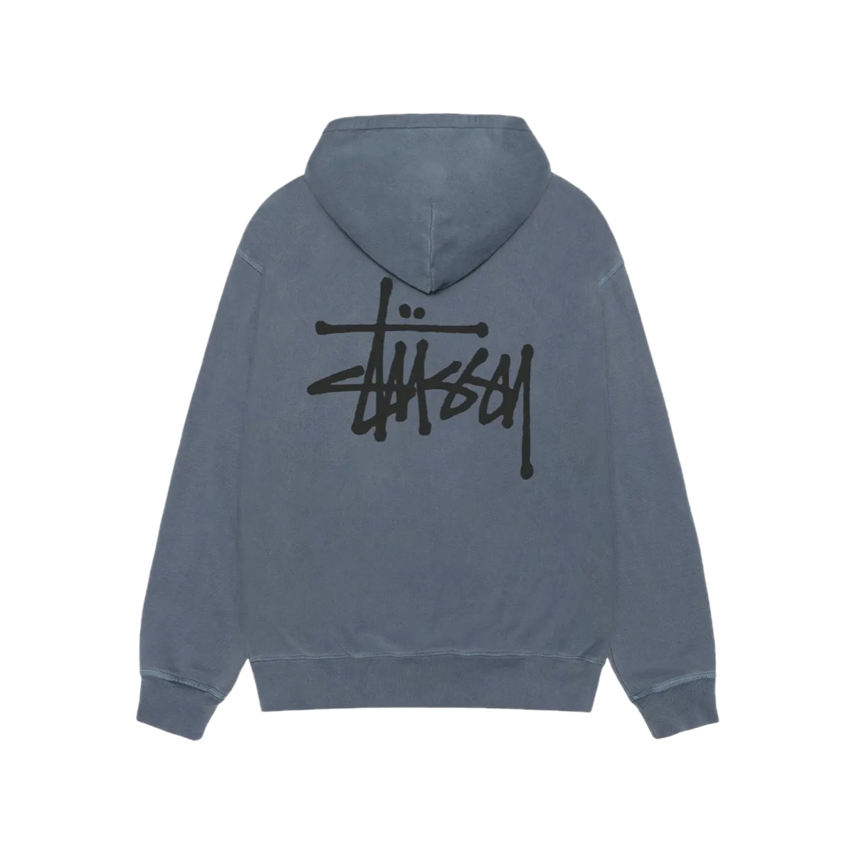 Stüssy Modern Age Pigment Dyed Zip Hoodie Navy - Image 1