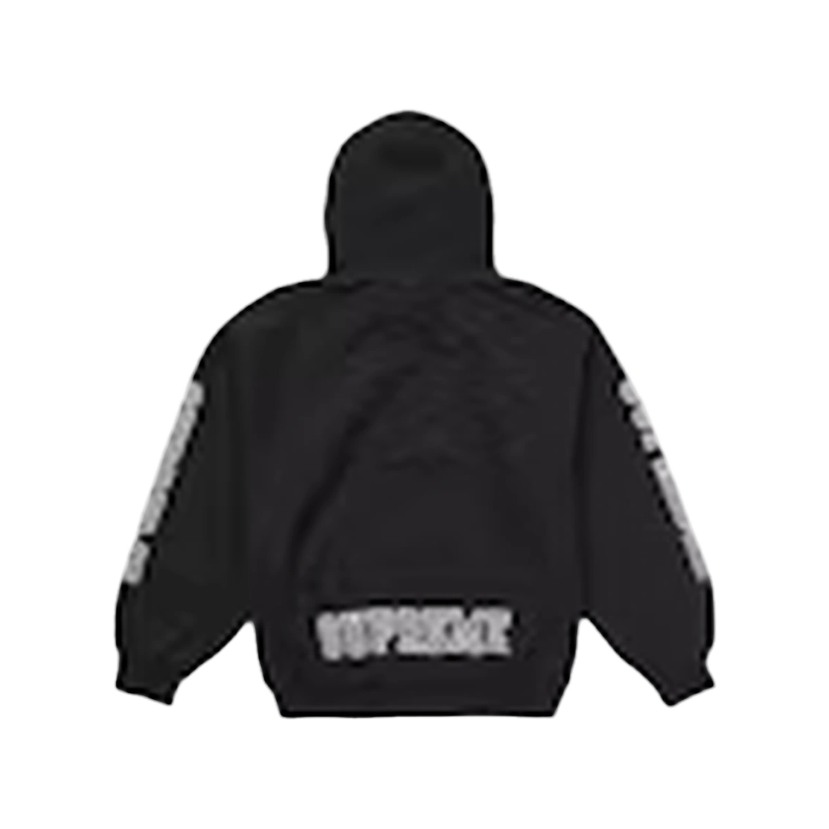 Supreme Collegiate Sleeve Hooded Sweatshirt Black - Image 1
