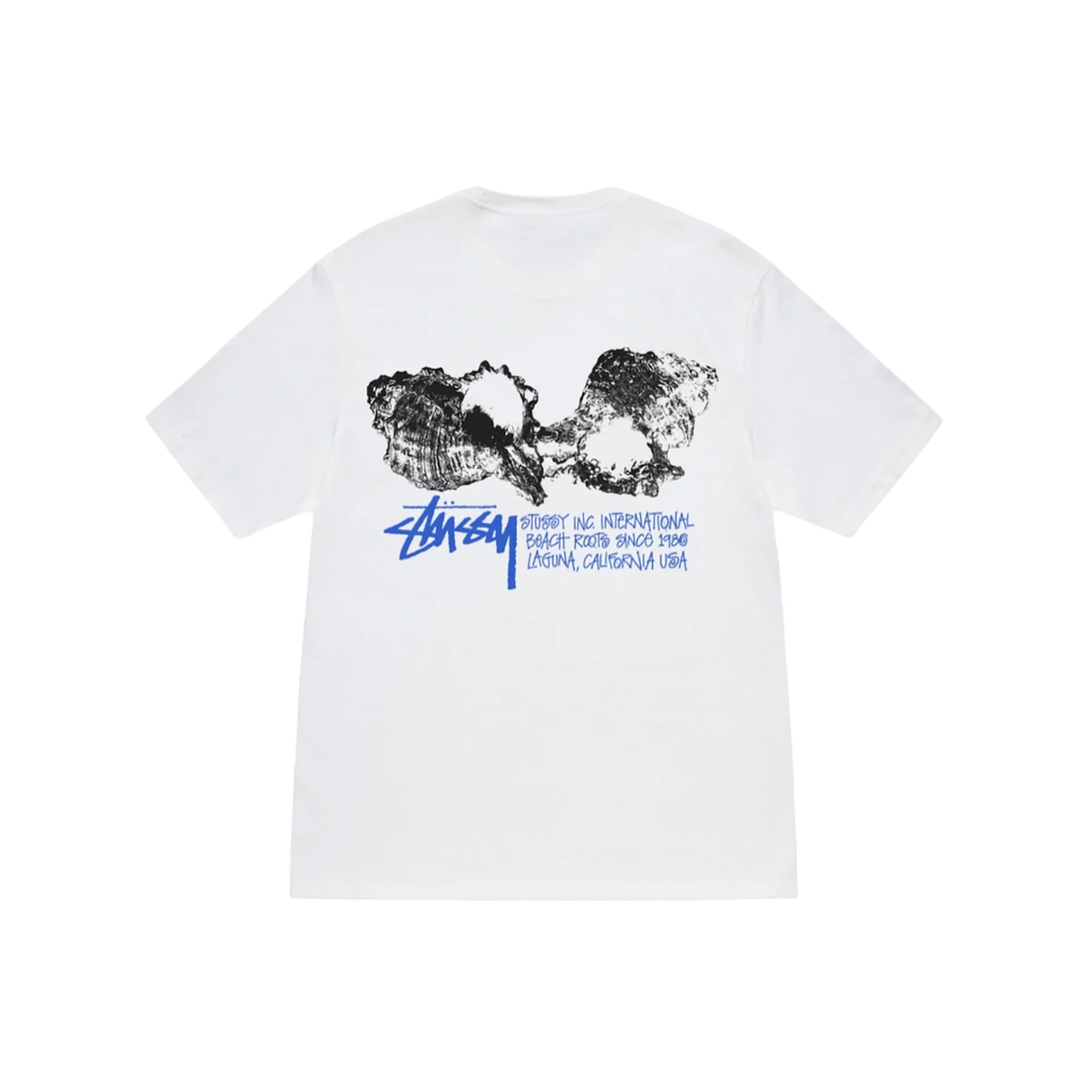 Stüssy Shells Tee White Produktfoto