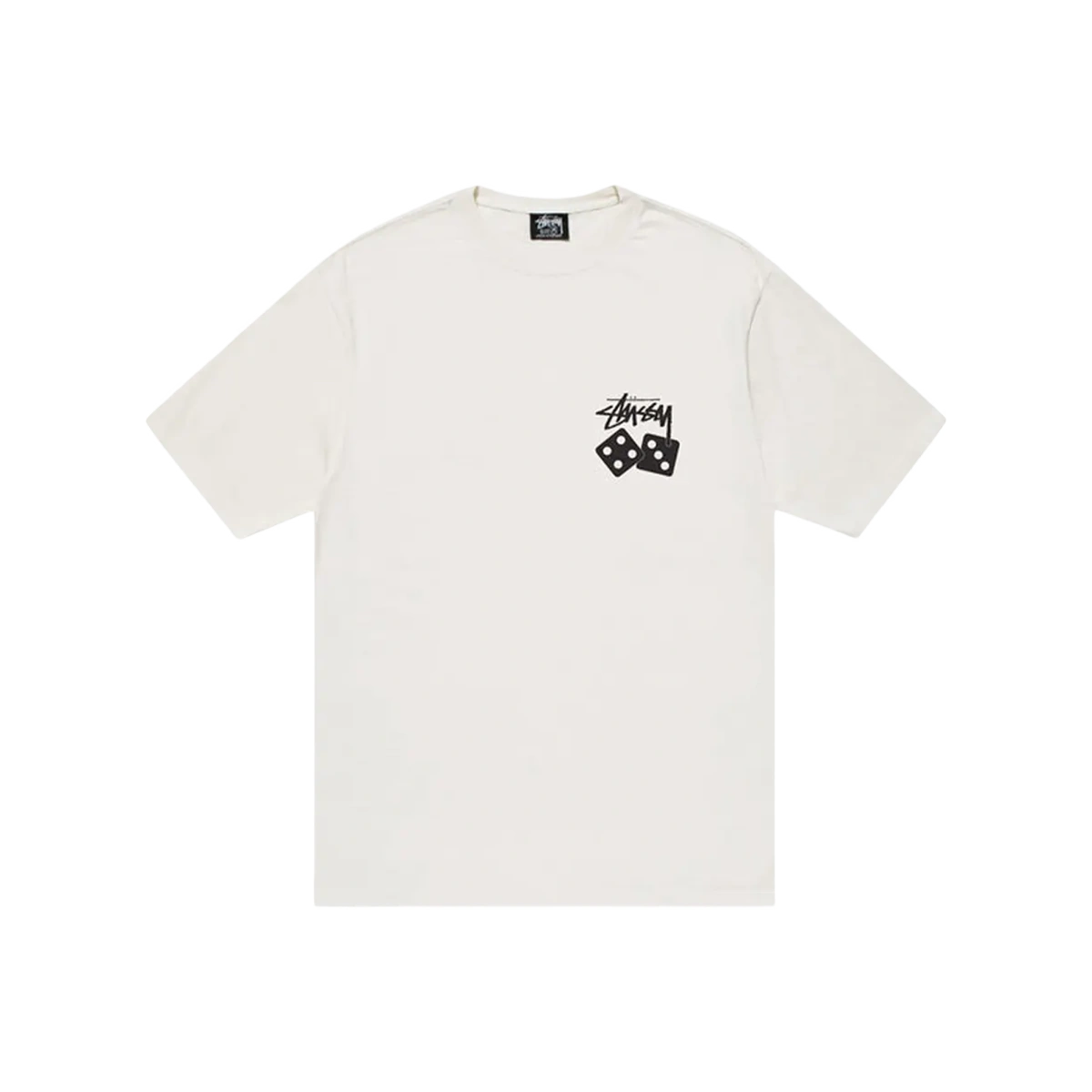 Stüssy Dice Pigment Dyed Tee Natural Produktfoto