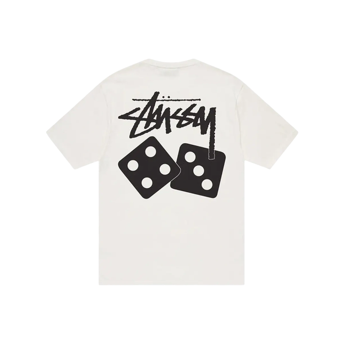 Stüssy Dice Pigment Dyed Tee Natural - Image 1