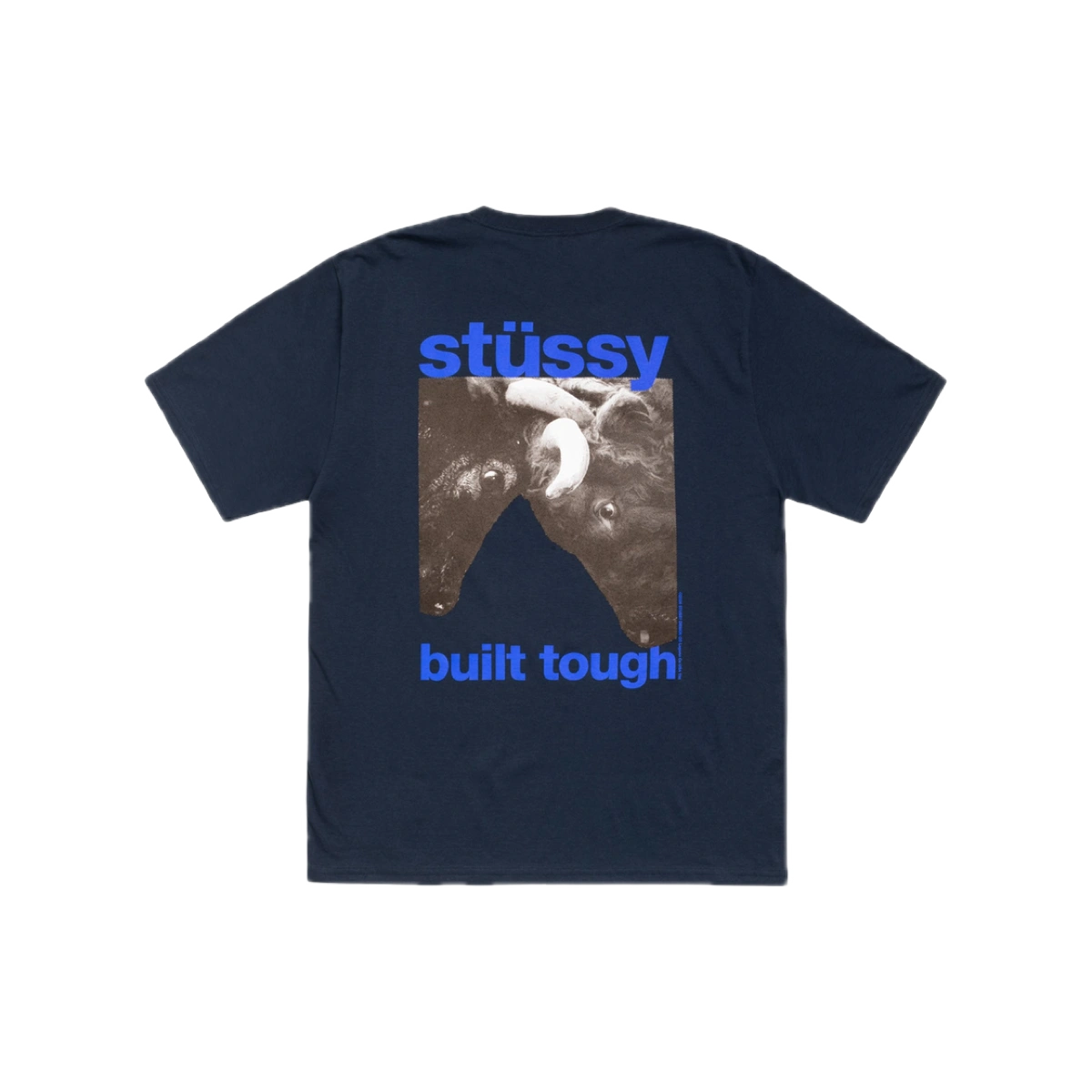 Stüssy Built Tough Tee Navy - Image 1