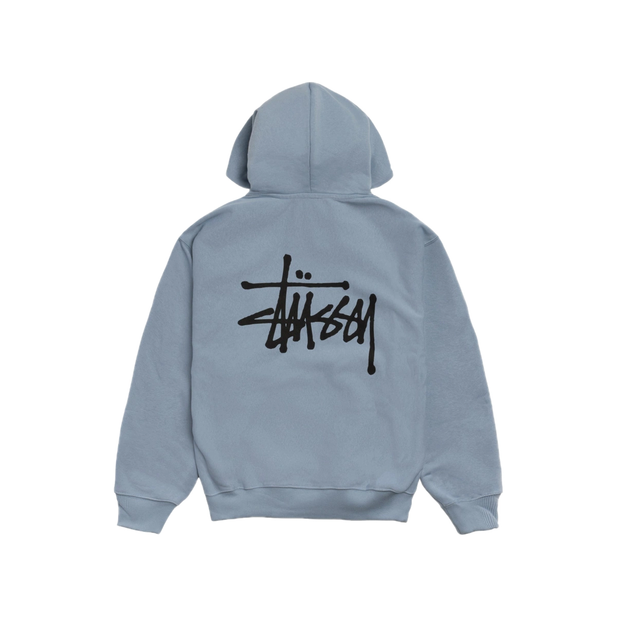 Stüssy Basic Zip Hoodie Slate - Image 1