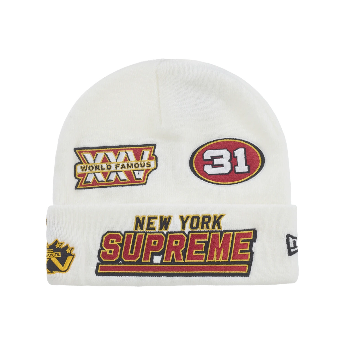 Foto del prodotto Supreme New Era Football Beanie White