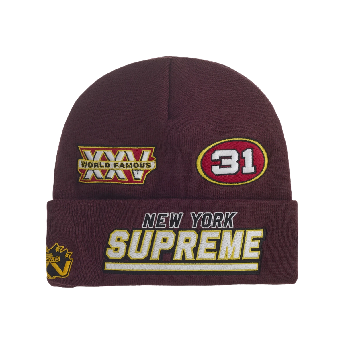 Foto del prodotto Supreme New Era Football Beanie Red