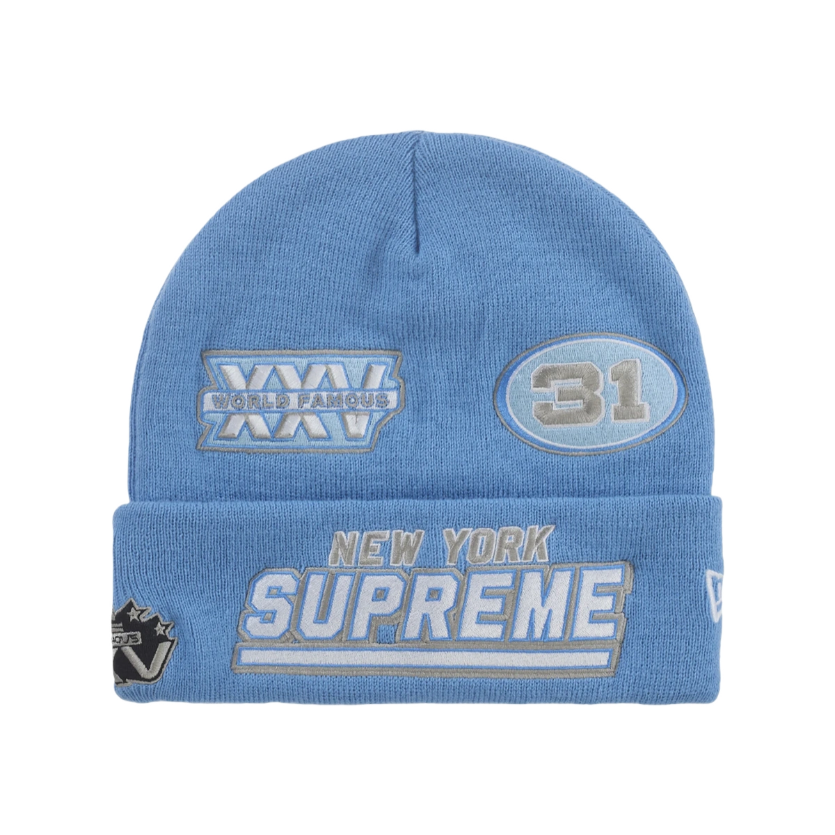 Foto del prodotto Supreme New Era Football Beanie Light Blue