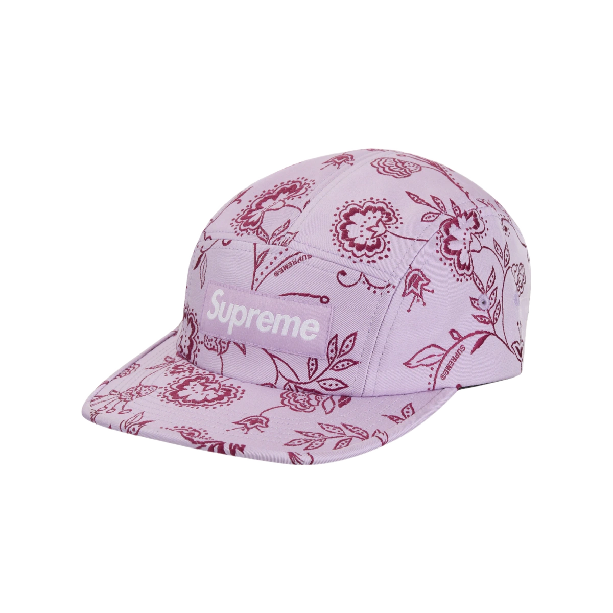 Foto del prodotto Supreme Floral Jacquard Camp Cap Purple