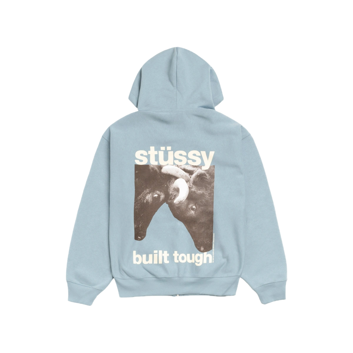Stüssy Built Tough Zip Hoodie Slate - Image 1